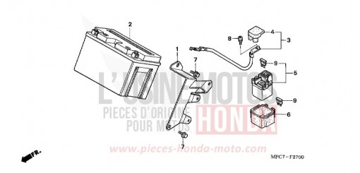 BATTERIE FMX6506 de 2006